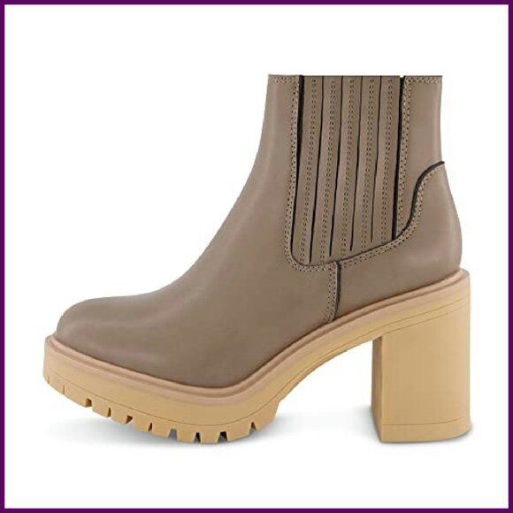 Women's Chelsea Boots with Memory Foam, Wide Widths, 3-Inch Heel - Picture 3 of 6